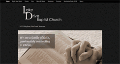 Desktop Screenshot of lakedrivebaptist.org