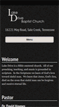 Mobile Screenshot of lakedrivebaptist.org